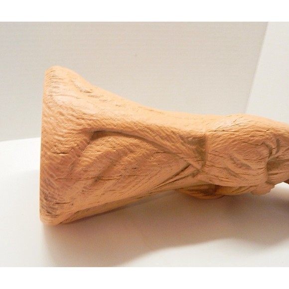 Empire Plastic Nativity Mary Wood Grain Look Blow Mold 18 Inch Brown - Picture 8 of 10